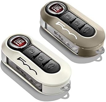 Fiat 500 Key Covers in gloss coffee 