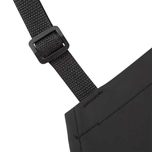 VWELL Bib Waterproof Apron with 2 Pockets,Long Cooking Apron for Men Women Chef,Commercial Restaurant and Home Kitchen Apron Durable Black