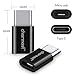 USB C Adapter 6 Pack, Type C to Micro USB Adapter Converter for MacBook, Nintendo Switch, Nexus 5X 6P, Google Pixel 2XL, Samsung Note 8 S8 S8+, LG V 20 and More (Black)