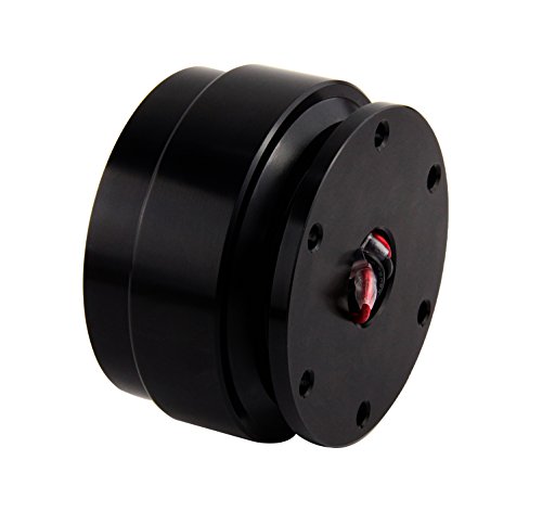 Leadrise Black Steering Wheel Quick Release Hub Adapter Snap Off Boss Kit Universal - Thumbnail 3