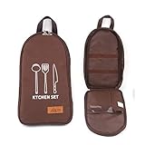 Eohak Cooking Utensils Travel Bag Camp | Portable Camping Kitchen Utensils Organizer