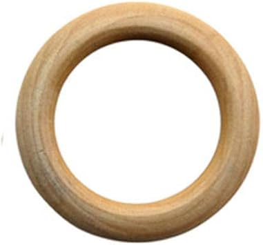 Amazon Com Welldoit Pack Of 30 Shower Curtain Rings Wooden Rings