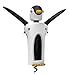 True Zoo Kingsley the Penguin Corkscrew Wine Opener, Winged Design with Easy Grip Soft Touch Wings, Stainless Steel and Plastic with Sharp Screw for Wine Bottles, Home Bar, Kitchen, Novelty Gifts