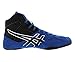ASICS Men's Cael V6.0 Wrestling Shoe,Electric Blue/Black/Lime,9 M US