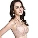 Leutus Women's Isabella Embroidered Lace Supportive Plunge Bra 38C Mauve