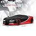 SHARPER IMAGE Miniature Toy RC Italia Sports Car 1:50 Scale Luxury Cars-Inspired Design with LED Headlights & Brake Lights, Red and Black, Long Range 2.4 GHz Frequency Remote Control