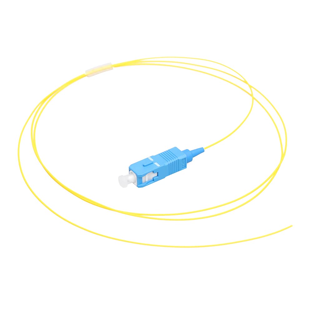 12 x CHB Fibre Optic Pigtails Single Mode 2 Meter Yellow SC LC FC UPC APC Connector G652D 2M Optical Patch Cable 9/125 (SC/UPC)