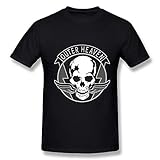 HUBA Men's T-shirt Outer Heaven-Metal Gear Solid Black Size XXL