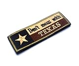 Axe Sickle (4.5x1.5 Inches) Don't Mess with Texas State Flag Military Patch / Texas Lonely Star Flag Morale Patch -1 Pieces!