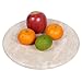 Creative Home Natural Champagne Marble Lazy Susan Turn Table Serving Board Dining Table Organizer, 12 Inch Diameter, Beige