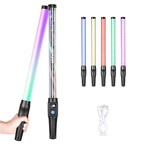 Neewer 18W Handheld RGB LED Video Light Stick for Photography Video