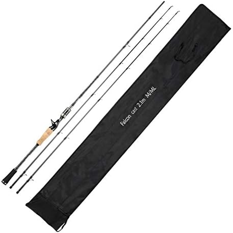 Torn Heaven 1.98M 2.1M 2.4M Fishing Rod 2 Tips M&ML Power 2 Sections Lure Rod Spinning/Carbon Rod Fishing Tackles