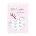 NiceDeco Nail Stickers Nail Tattoo Nail Decal Water Transfers Decals Beautiful White & Blue Hibiscus Flower