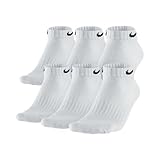 NIKE 6PPK BAG COTTON LOW CUT (M) (ADULT UNISEX)