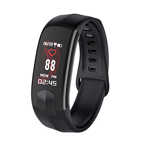 Holidayer Hi11 Fitness Tracker HR, Activity Tracker Watch with Heart Rate Monitor, Waterproof Smart Bracelet with Step Counter, Calorie Counter, Pedometer Watch for Kids Women and Men, Android & iOS