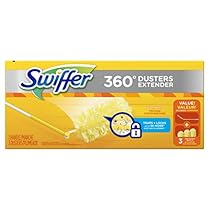 Swiffer 360 Dusters Extendable Handle Starter Kit, 3 Count Duster Refill
