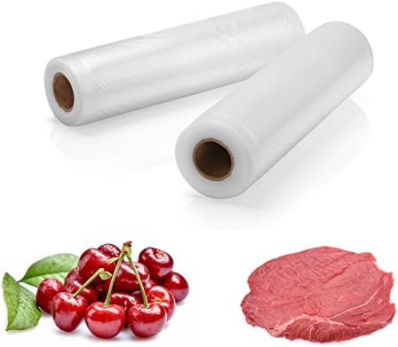 6 Rolls 11" x 16' Vacuum Sealer Bags 4 mil, Commercial Grade Food Storage Bag Rolls for FoodSaver and Sous Vide