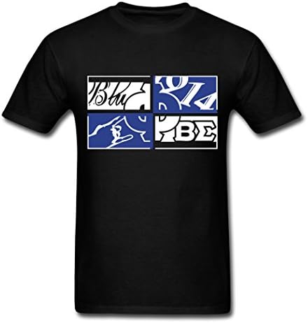 WANLIDA TS Cheapest Men's Phi Beta Sigma T-Shirts black X-Large