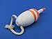 Handcrafted Nautical Decor Wooden Vintage Orange Lobster Trap Buoy 7