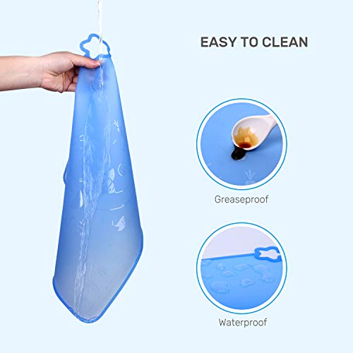 image for Silicone Baby Placemats for Children Kids Toddlers, Cute Stone Baby Pl