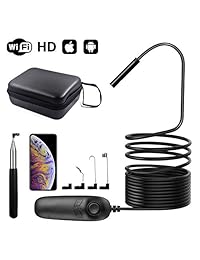 EFUTONPRO   Cámara de inspección inalámbrica de endoscopio WiFi, 1200 p, IP68, impermeable, para smartphone Android e iOS