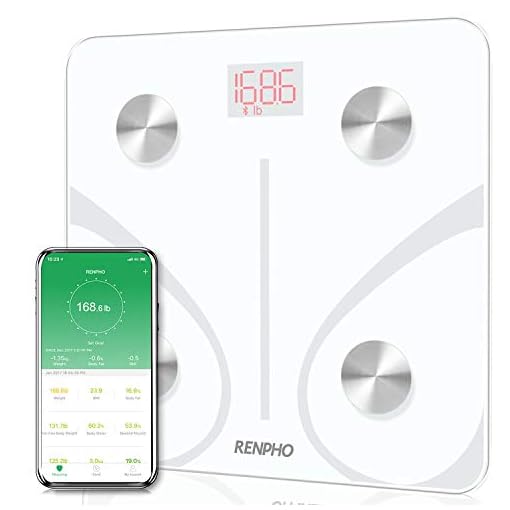 RENPHO Body Fat Scale Smart BMI Scale Digital Bathroom Wireless Weight Scale, Body Composition Analyzer with Smartphone…