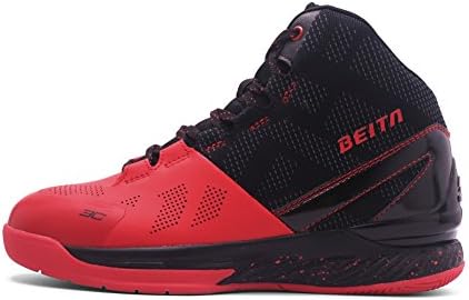 Man Basketball Shoe,Make You Jump High QZbeita Comfy Breathable Shoe (9.5 D(M) US, redblack)