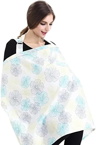 Nursing Cover - WensLTD Baby Toddler Breastfeeding Cover Mum Cotton Nursing Udder Apron Shawl Cloth (H)