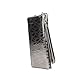 Michael Kors Jet Set Travel Continental Nickel Mirror Zip Around Wallet Wristlet