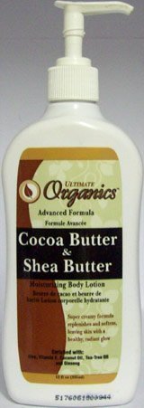 ultimate organics cocoa and shea butter
