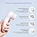 Vanity Planet Glowspin 2.0 Facial Cleansing Brush With 4 Interchangeable Brush Heads for Body Scrub, Cleansing and Exfoliating, Waterproof, Battery-Operated