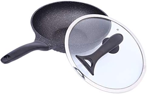 B0czm1bl おもちゃ 丸い平底中華なべ 斑点のあるノンスティック炒め物ユニバーサルフライパン 30 32 大型家電 34cm
