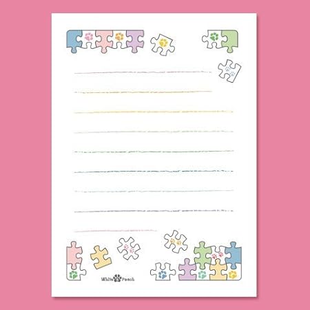 Amazon ホワイトアンドピーチ 肉球パズルミニ便箋10枚 便せん 文房具 オフィス用品 Amazon ホワイトアンドピーチ 肉球パズルミニ便箋10枚 便せん 文房具 オフィス用品