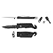 Adventure Knives Kovacek AMZ3SER Spring Open Removable Led fire Rod Cutter Glass Punch Belt Clip Half Serrated Blade