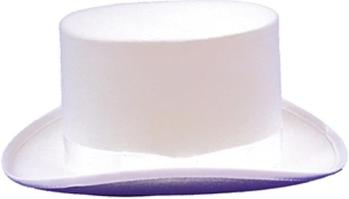 White felt top hat Clearance