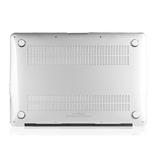 Fintie MacBook Air 13 Inch Case - Ultra Slim Snap On Hard Shell Protective Cover for MacBook Air 13.3" (A1466 / A1369), Crystal Clear