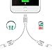 TOPGO iPhone 7 Adapter & Splitter for iPhone 7/7 Plus, Lightning Adapter Splitter Cable, Lightning Headphone Audio & Charge Adapter for iPhone 7/7 Plus-Silver