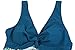 MiYang Women's Plus Size Printing Padded High Waist Swimdress Blue and Green US 3X (20W-22W)