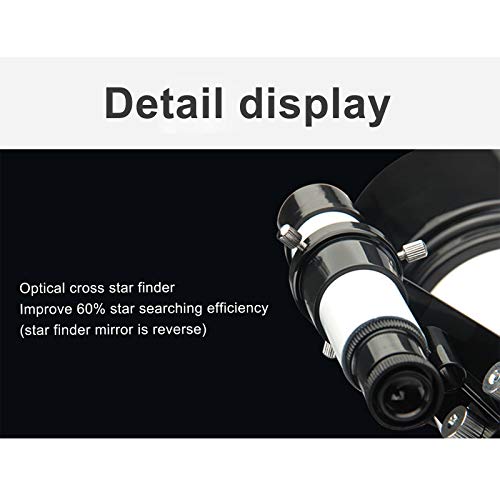 41f%2BO1NPRWL CreazyDog, Astronomy 400mm(f/5.7) Telescope for Kids & Adults 70mm Refractor with Finder Scope & Tripod to Observe Moon and Planet - Image 5