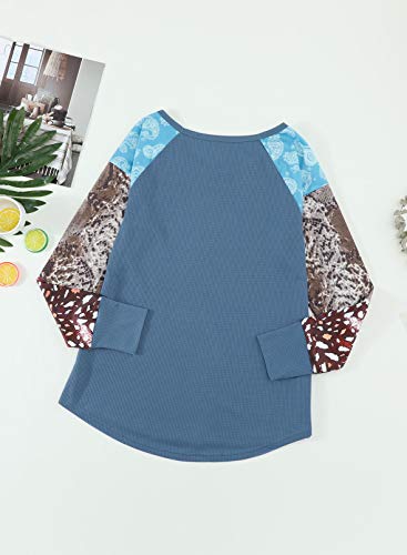 41f%2BPyGlqpL Sudadera de piel de serpiente con estampado de leopardo para mujer, de manga larga, con cuello redondo, blusa de túnica Sudadera de piel de serpiente con estampado de leopardo para mujer, de manga larga, con cuello redondo, blusa de túnica - Imagen 5