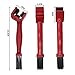 LeBoLike Durable Motorcycle & Bike Chain & Gears Maintenance Cleaning Brush Cleaner Tools - (Red)