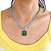 FROG SAC Mood Necklace for Girls 6 Pieces Pack - Color Changing Mood Pendant Necklaces with Heart and Peace Designs on Tie Dye Stretch Cord - Great Gifts and Party Favors for Teens and Young Women