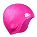 Wigoo Long Hair Swim Cap 2 Pack , 2019 Thicker Design, Waterproof Silicone Swimming Cap for Adult Woman and Men