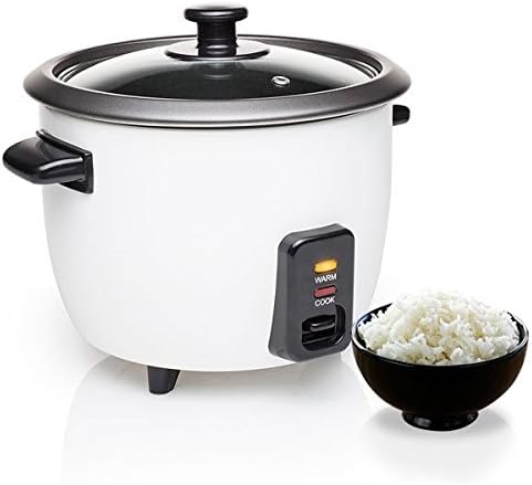 Tristar RK-6117 - Arrocera, Capacidad 0.6 litros, Función para Mantener el Calor, Apagado Automático, incluye Taza Medidora, Espátula