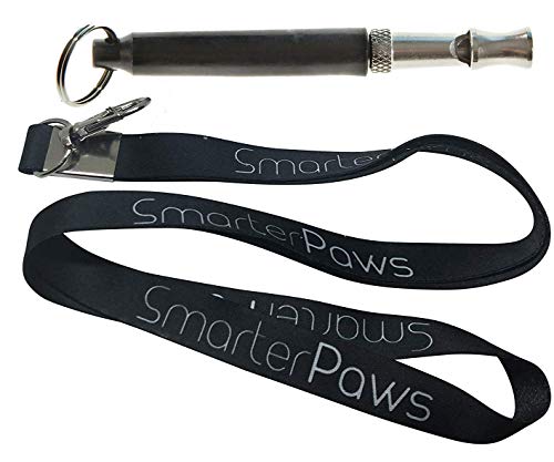 MaxiPaws Professional Ultrasonic Dog Training Whistle with Lanyard & Adjustable Frequencies & Free Training Ebook Guide!