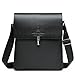 Lonson Shoulder Bag Elegant Messenger Bag Weekend Vacation Travel Bag Black