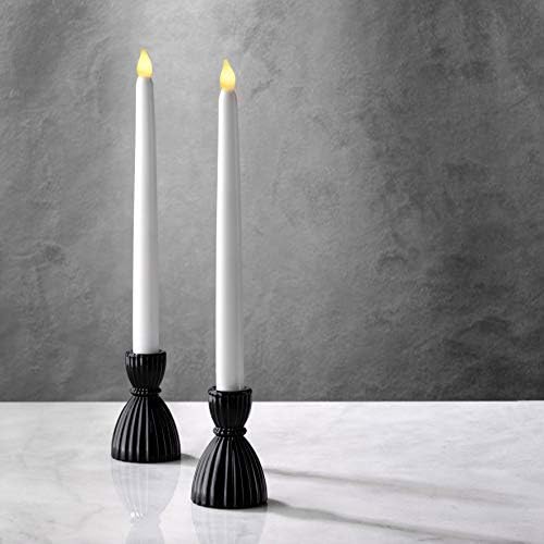 Black Candlestick Holder Set