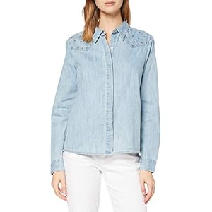 Scotch & Soda Jeanshemd im Westernstil mit Nieten dames Shirt