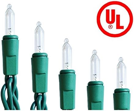 Qulaten 100 Mini LED Christmas Lights, 33ft Fairy Decorative String Lights, 120V UL Certified for Indoor and Outdoor Decoration, Patio and Christmas Tree, Cool White