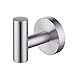 LITVZ SUS 304 Stainless Steel Bath Hooks, 2-Pack Single Prong Shower Kitchen Wall Mounted Coat Hooks Hanger for Towel Bath Robe Hat Keys Bags Home Kitchen Hotel with Brushed Finish